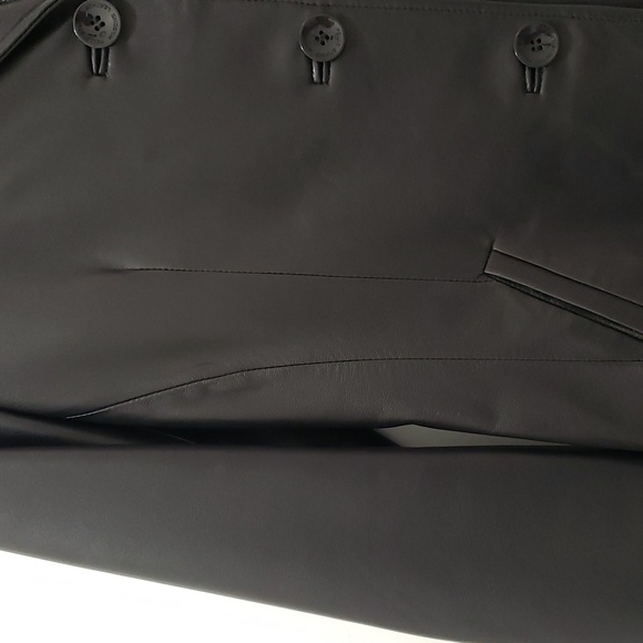 Wilsons Womens Pelle Studio Super Soft Black Leather 3 Button Jacket - Picture 4 of 12